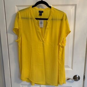 Torrid Sunny Yellow Women's Blouse